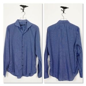 Zachary Prell Blue/White Button Down Dress Shirt